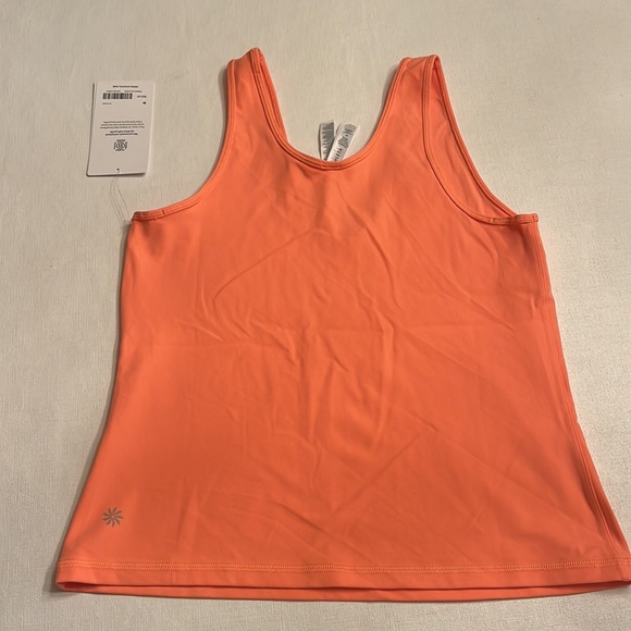 3. NWT Athleta Transcend Tank Coral - Picture 5 of 5